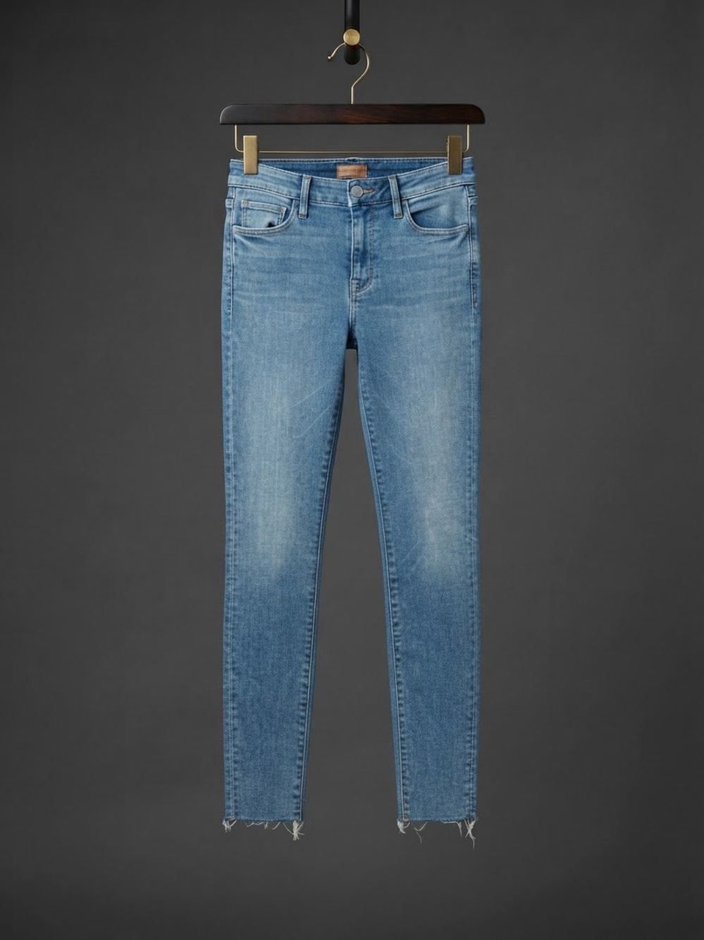 MOTHER Light Blue High-Rise Skinny Jeans